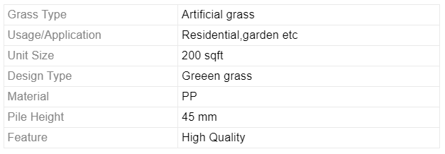 artificial lawn grass